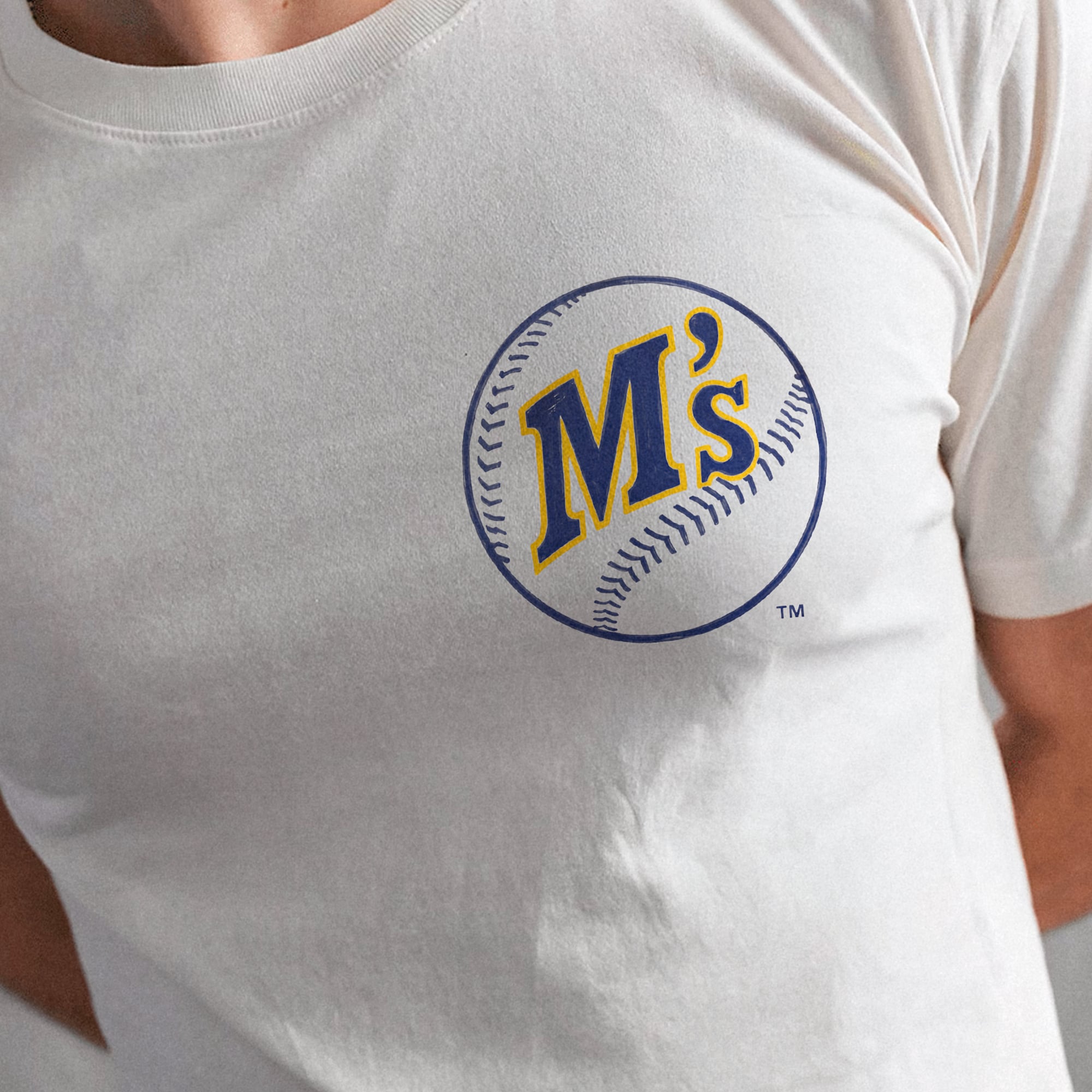 Men's Roots of Fight Ken Griffey Jr. White Seattle Mariners Duo T-Shirt