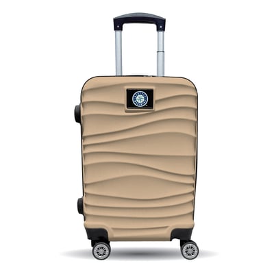 Seattle Mariners MOJO Tan Color Blitz Carry-On Hardcase Spinner Luggage
