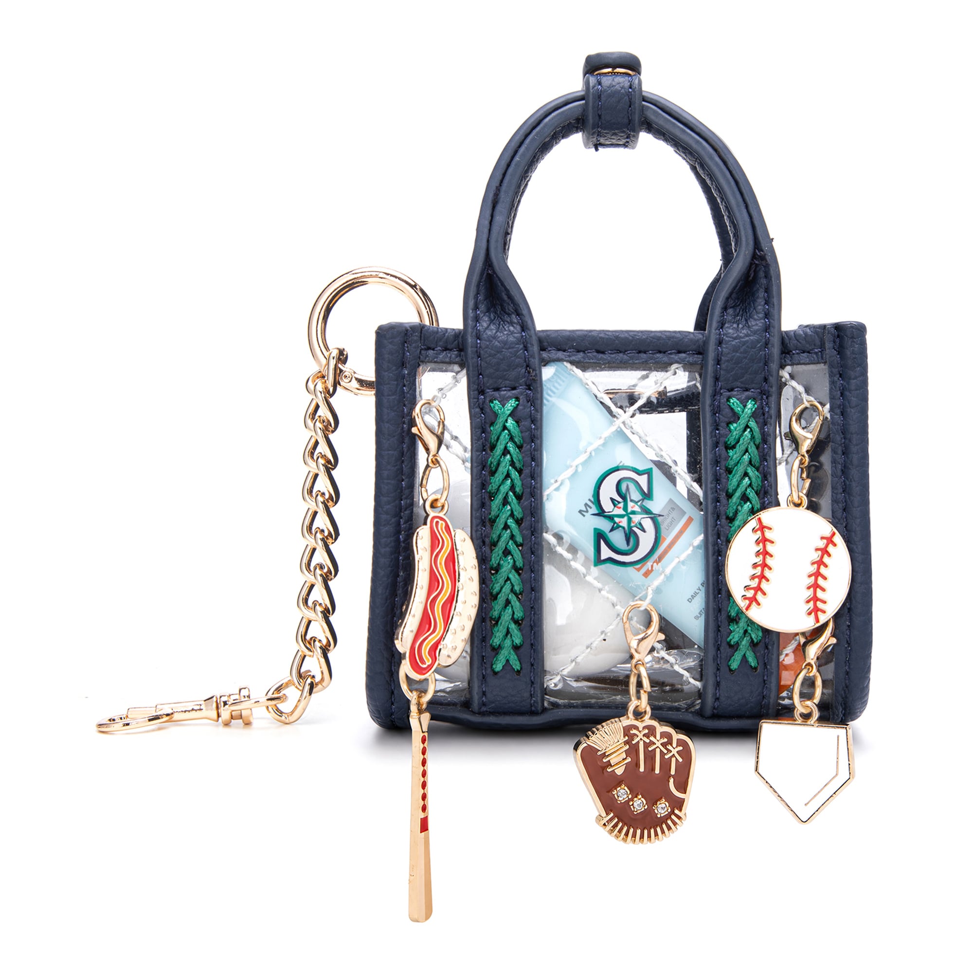 Montana West Seattle Mariners Clear Bag Charm