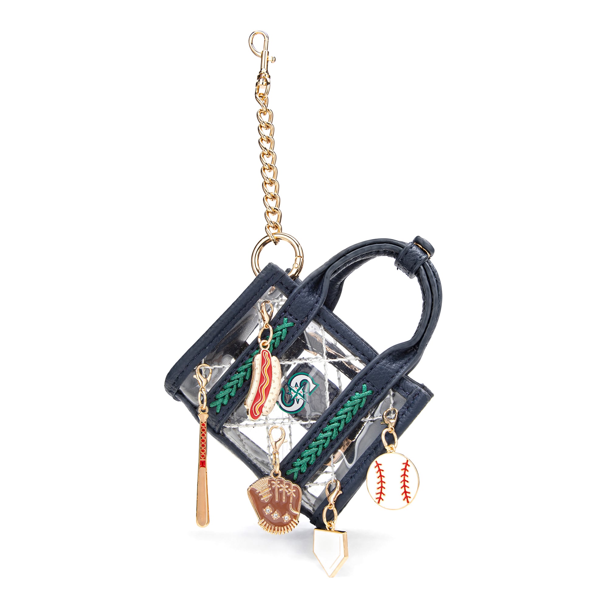 Montana West Seattle Mariners Clear Bag Charm