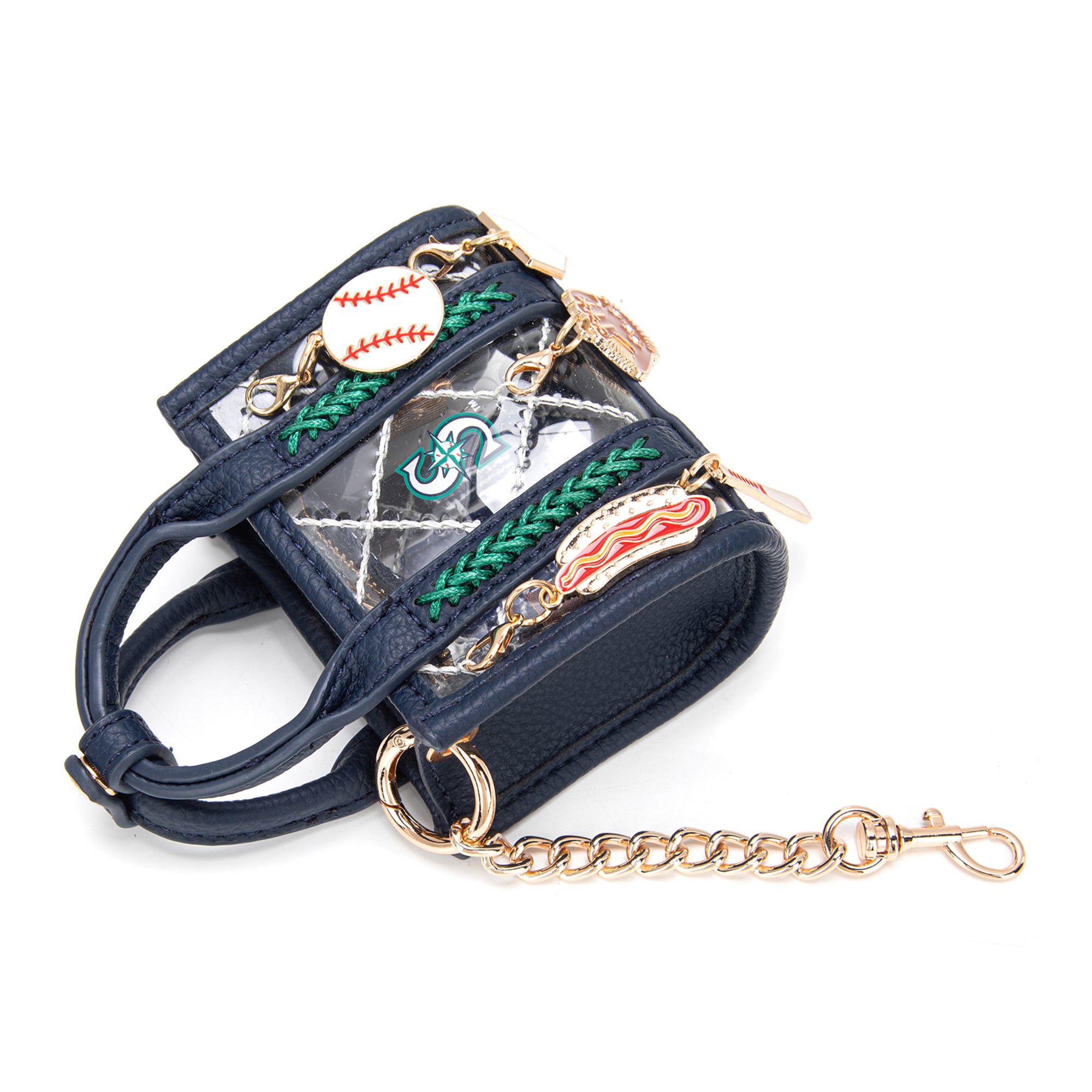 Montana West Seattle Mariners Clear Bag Charm