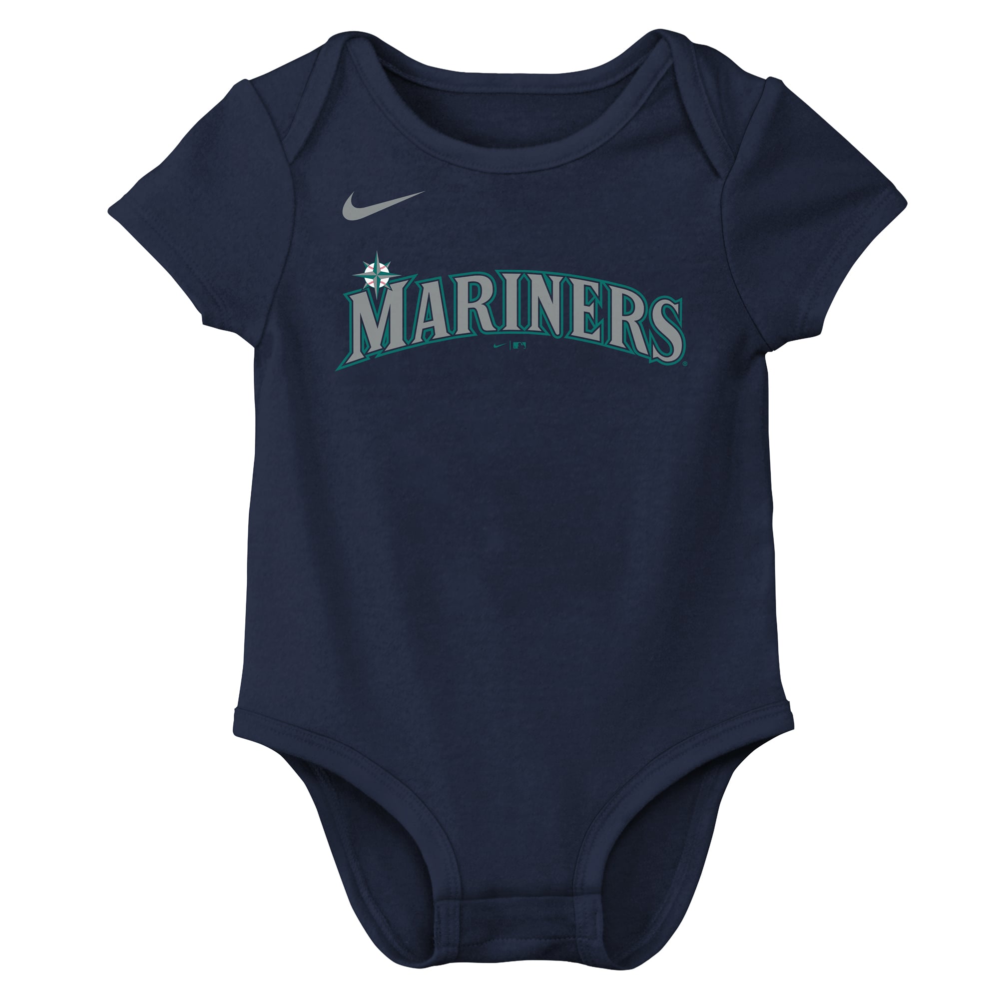 Body Nike Julio Rodriguez bleu marine Seattle Mariners pour nouveau-né et bébé, avec nom numéro