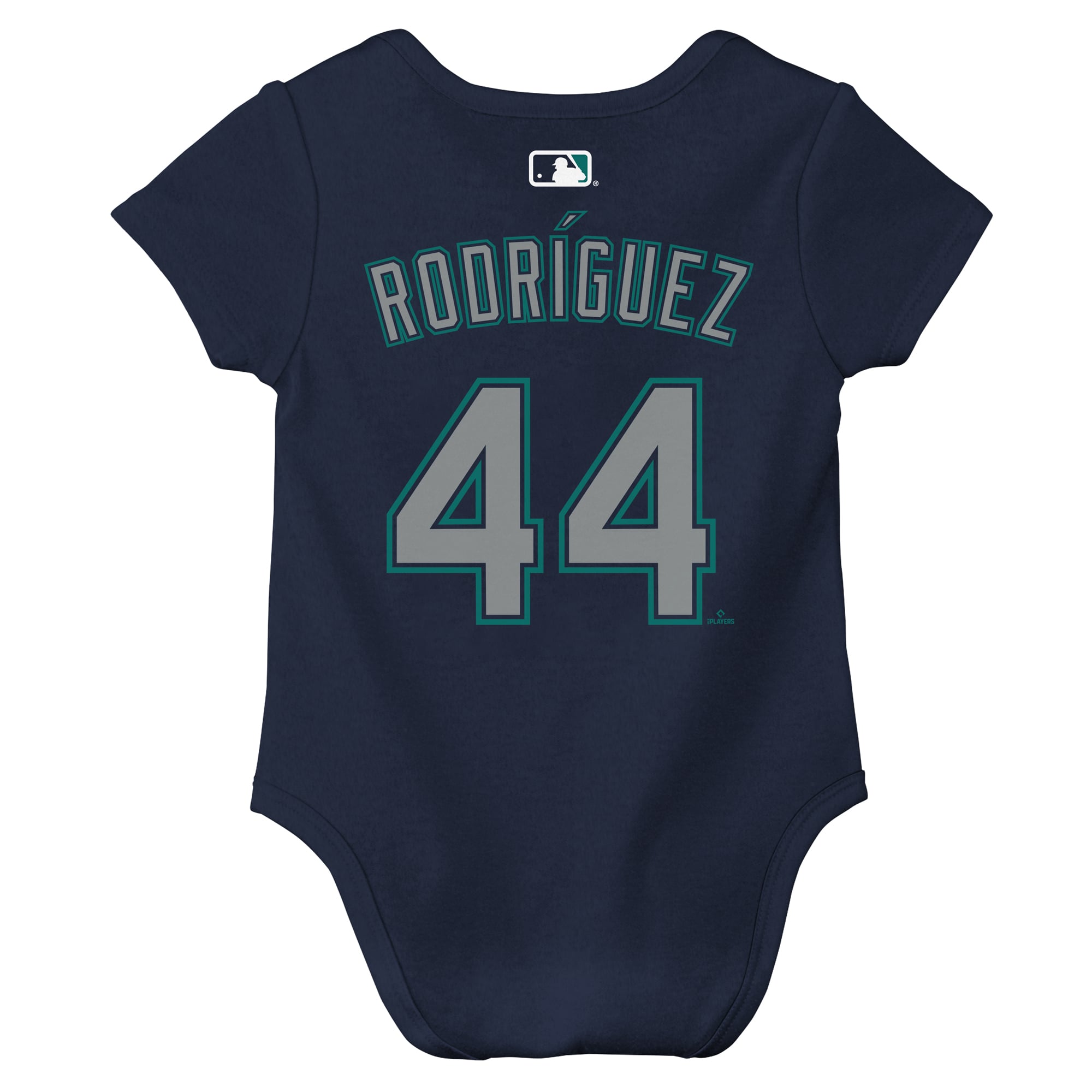 Body Nike Julio Rodriguez bleu marine Seattle Mariners pour nouveau-né et bébé, avec nom numéro