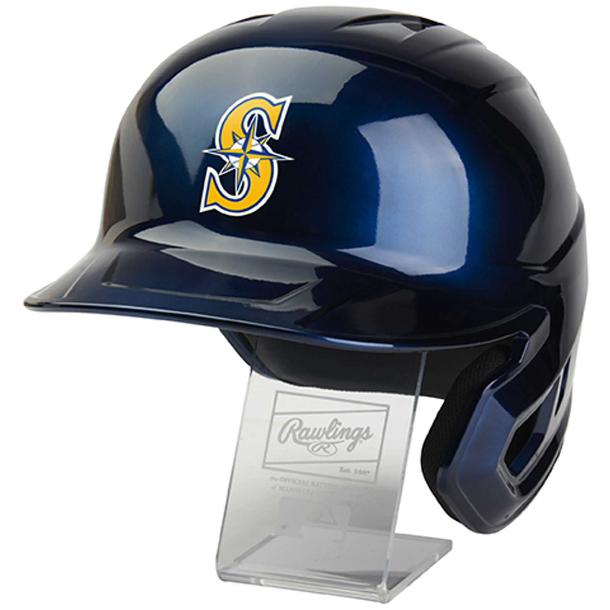 Casque de frappeur réplique Rawlings alternatif chromé exclusif Fanatics des Mariners de Seattle