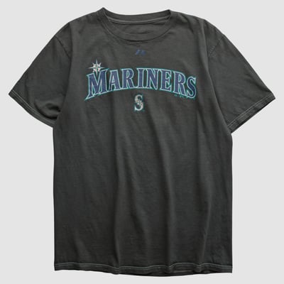 Seattle Mariners Majestic 2010 T-shirt - Charcoal - S by Fanatics Real Vintage