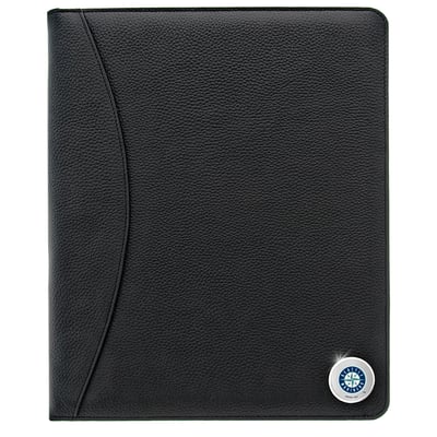 Seattle Mariners Zippered Leather Portfolio