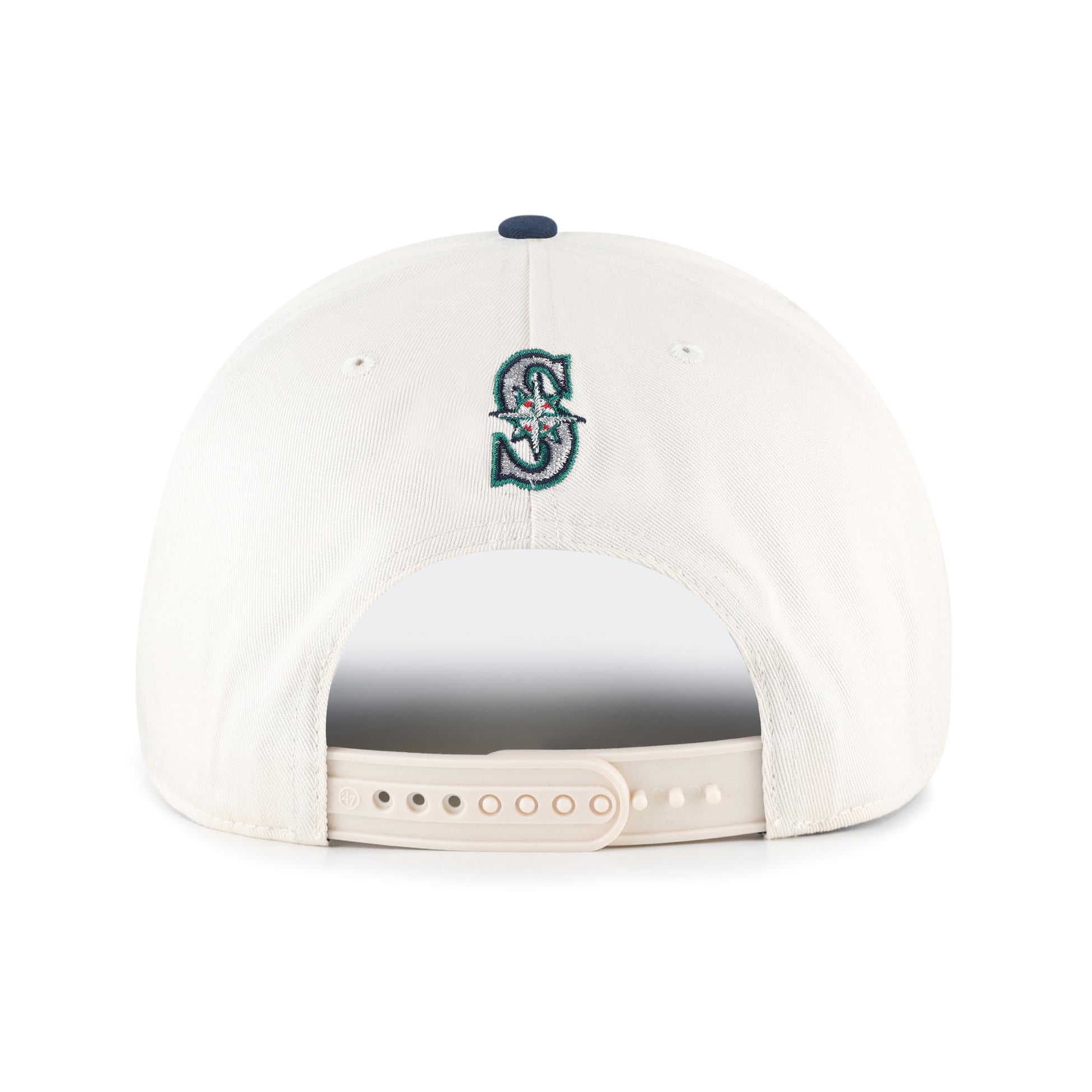 Unisex '47 Natural/Navy Seattle Mariners Rope Script Hitch Adjustable Hat