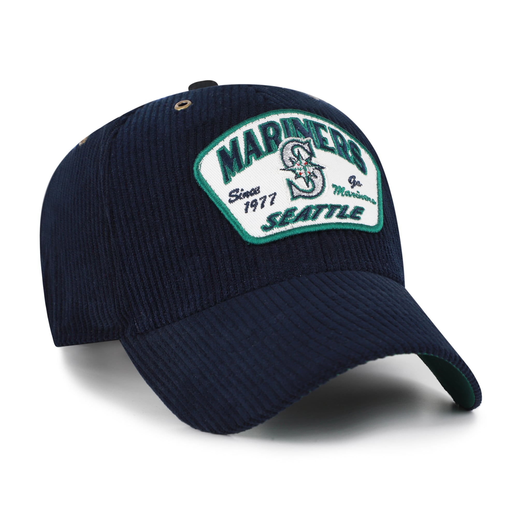 Casquette unisexe ajustable '47 Navy Seattle Mariners Accordia en velours côtelé MVP