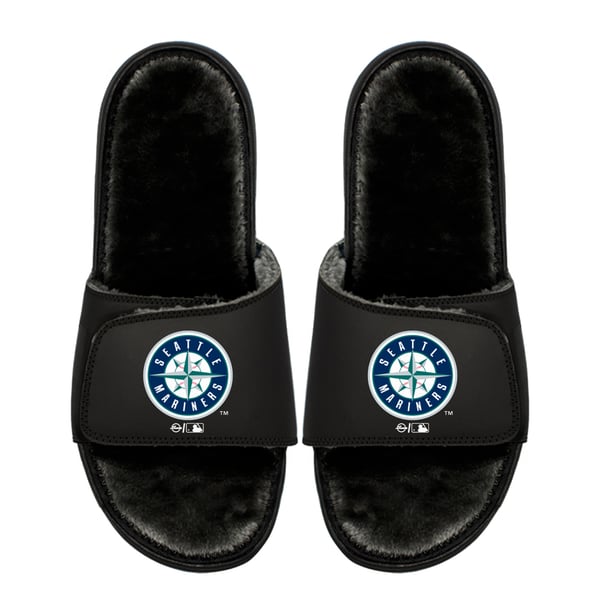 Seattle Mariners ISlide Unisex Logo Fur Slide Sandals display picture 3