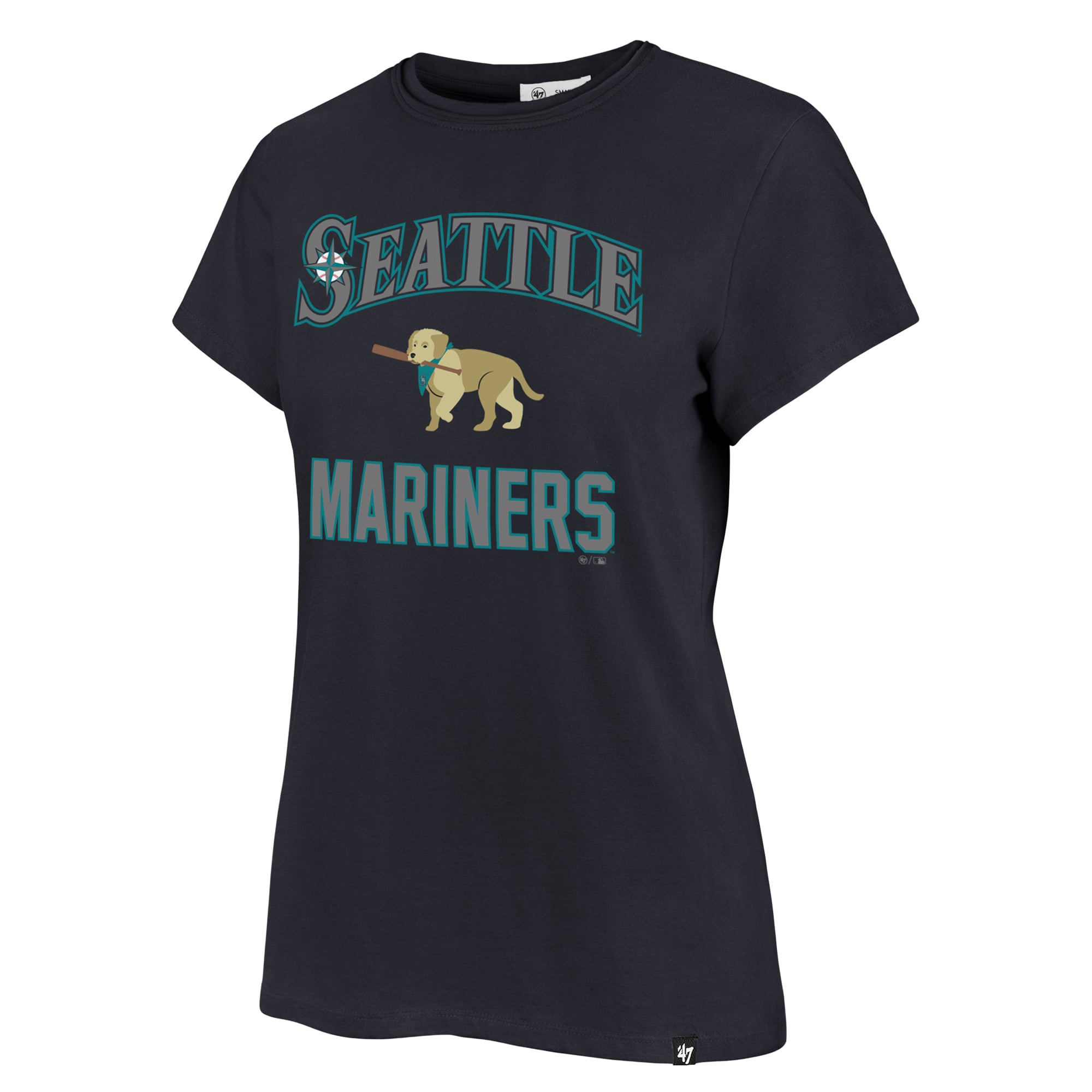 Women's '47 Navy Seattle Mariners Regional Frankie T-Shirt