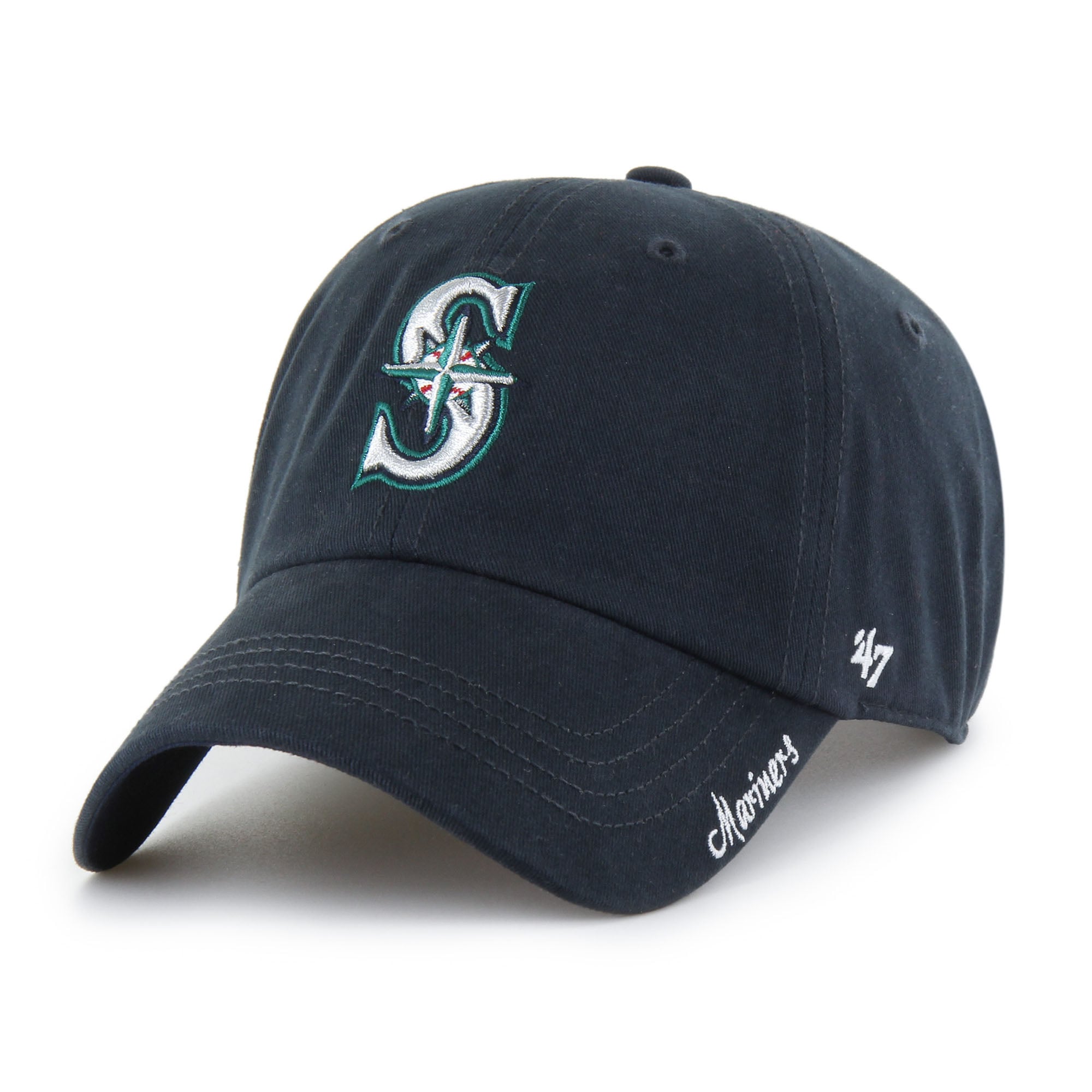 Women's '47 Navy Seattle Mariners Team Miata Clean Up Adjustable Hat