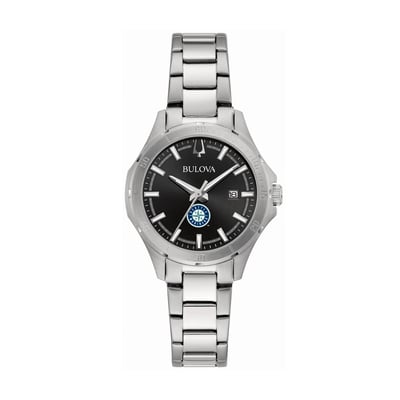 Seattle Mariners Bulova Women's Stainless Steel Classic Sport Watch