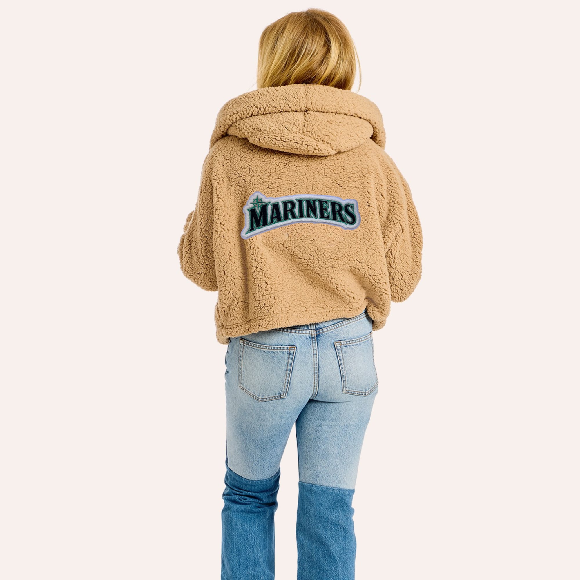 Fauteuil lounge marron clair Seattle Mariners Remix pour femmes de Jill Martin