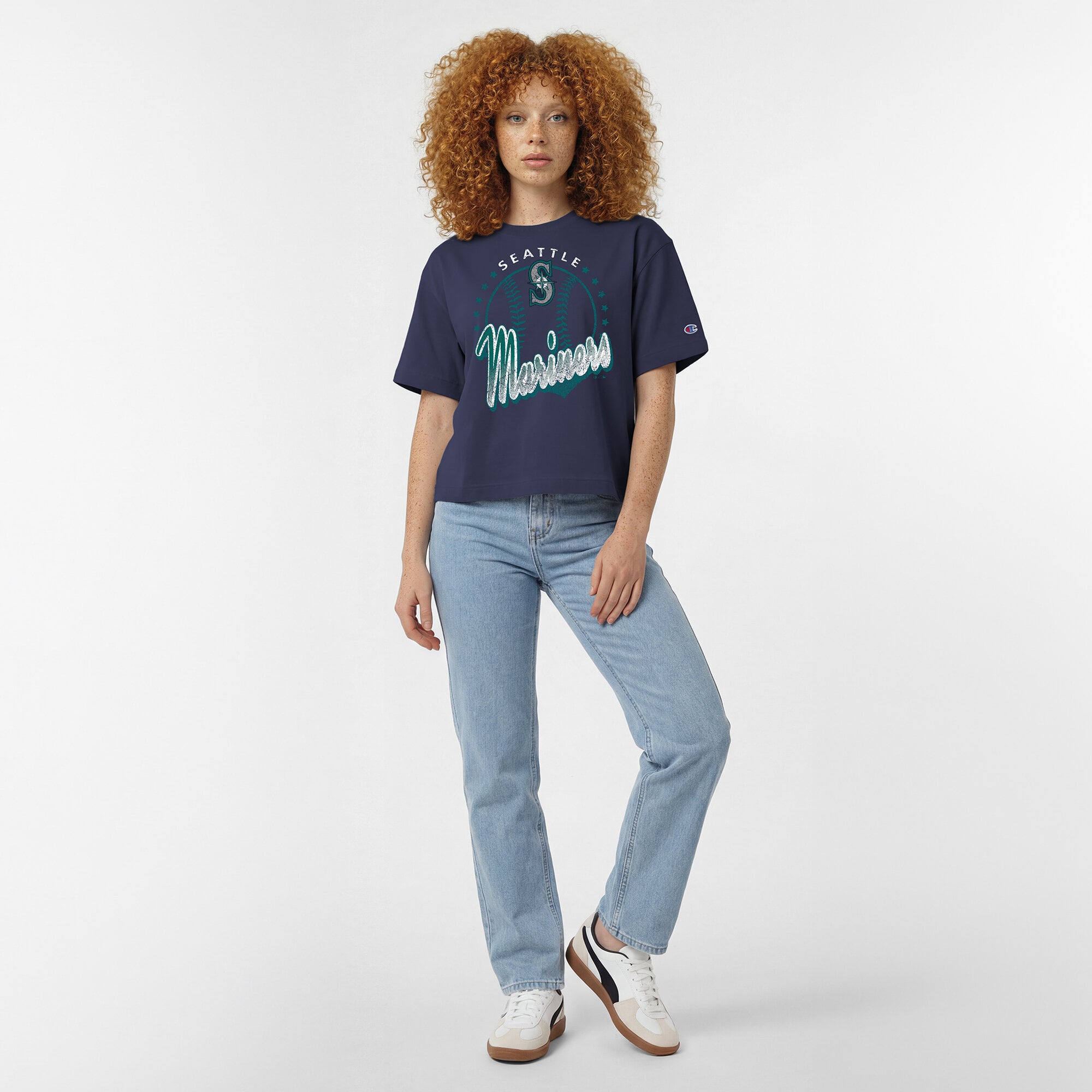 Women's Champion Navy Seattle Mariners All-Star T-Shirt