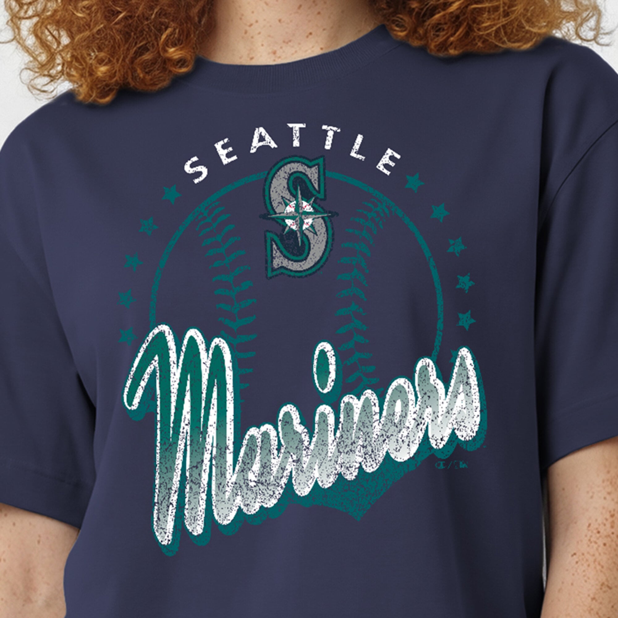 Women's Champion Navy Seattle Mariners All-Star T-Shirt