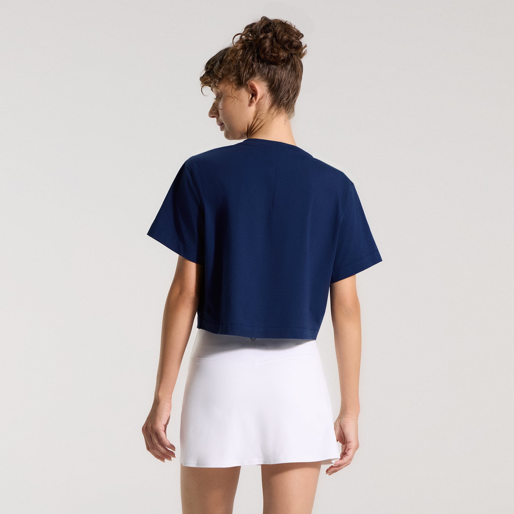 T-shirt court en coton biologique lululemon Midnight Shadow Seattle Mariners All Yours pour femme