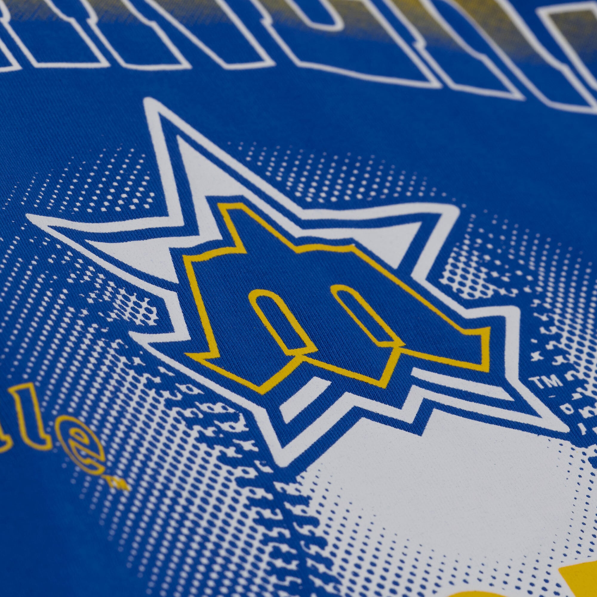 Women's Mitchell & Ness Royal Seattle Mariners Street Graphics T-Shirt