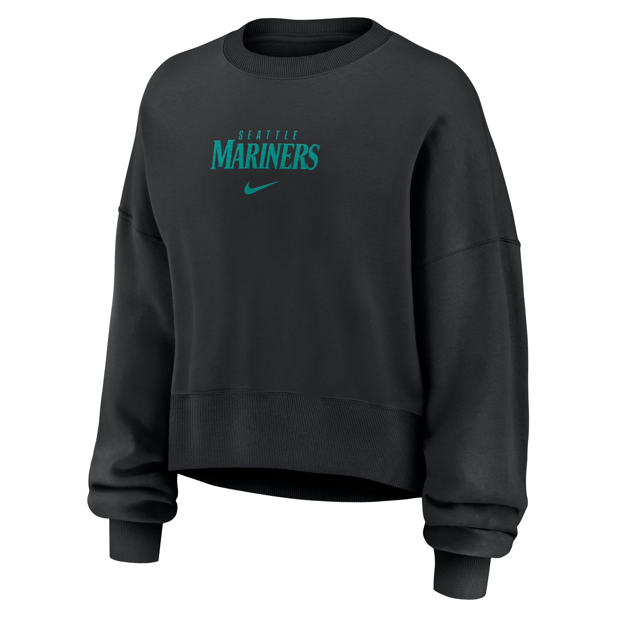 Sweat-shirt oversize Nike noir Seattle Mariners pour femme