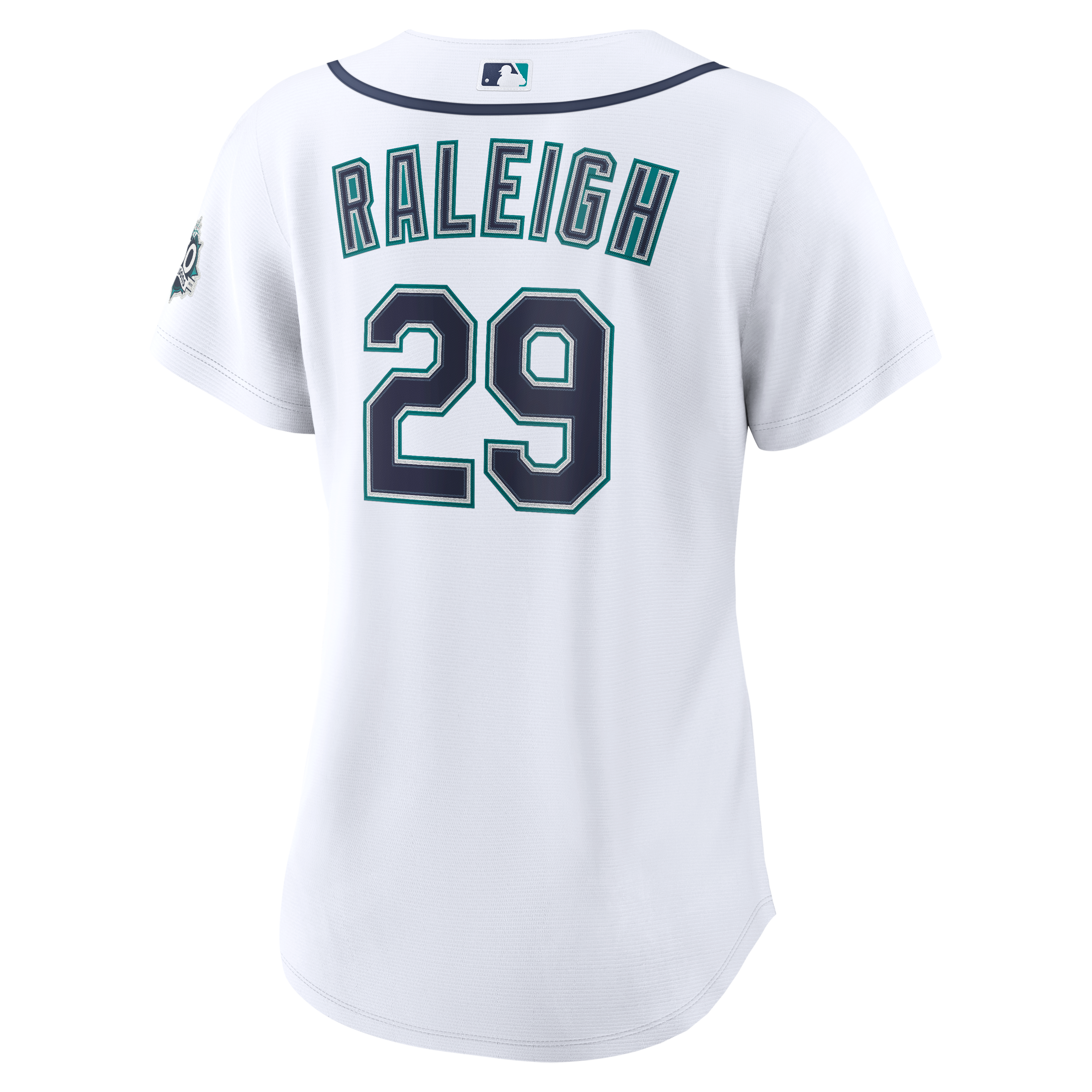 Women's Nike Cal Raleigh White Seattle Mariners Home 50th Season Stadium Jersey