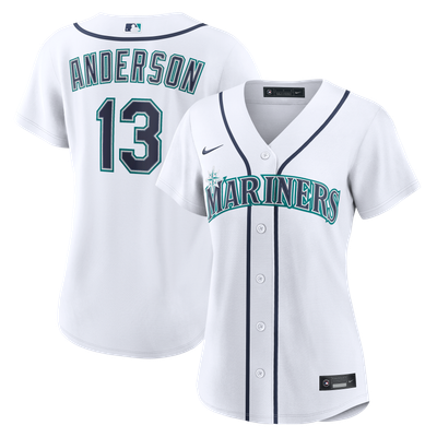 Kade Anderson Seattle Mariners Nike Women's Home Replica Jersey - White