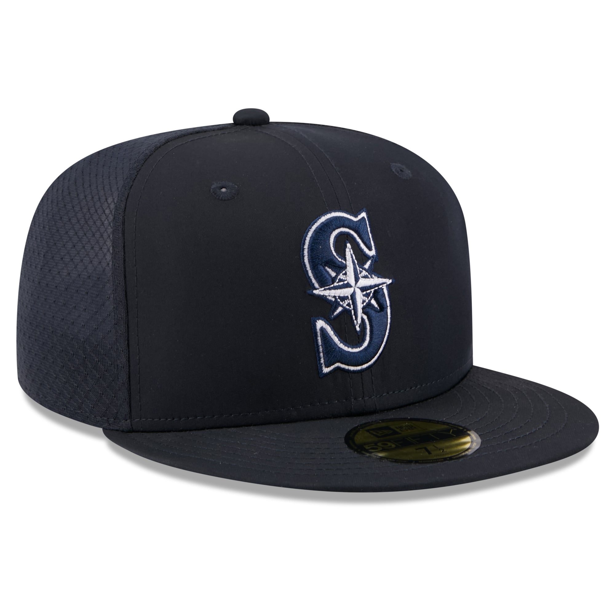 Youth New Era Navy Seattle Mariners Batting Practice 59FIFTY Fitted Hat