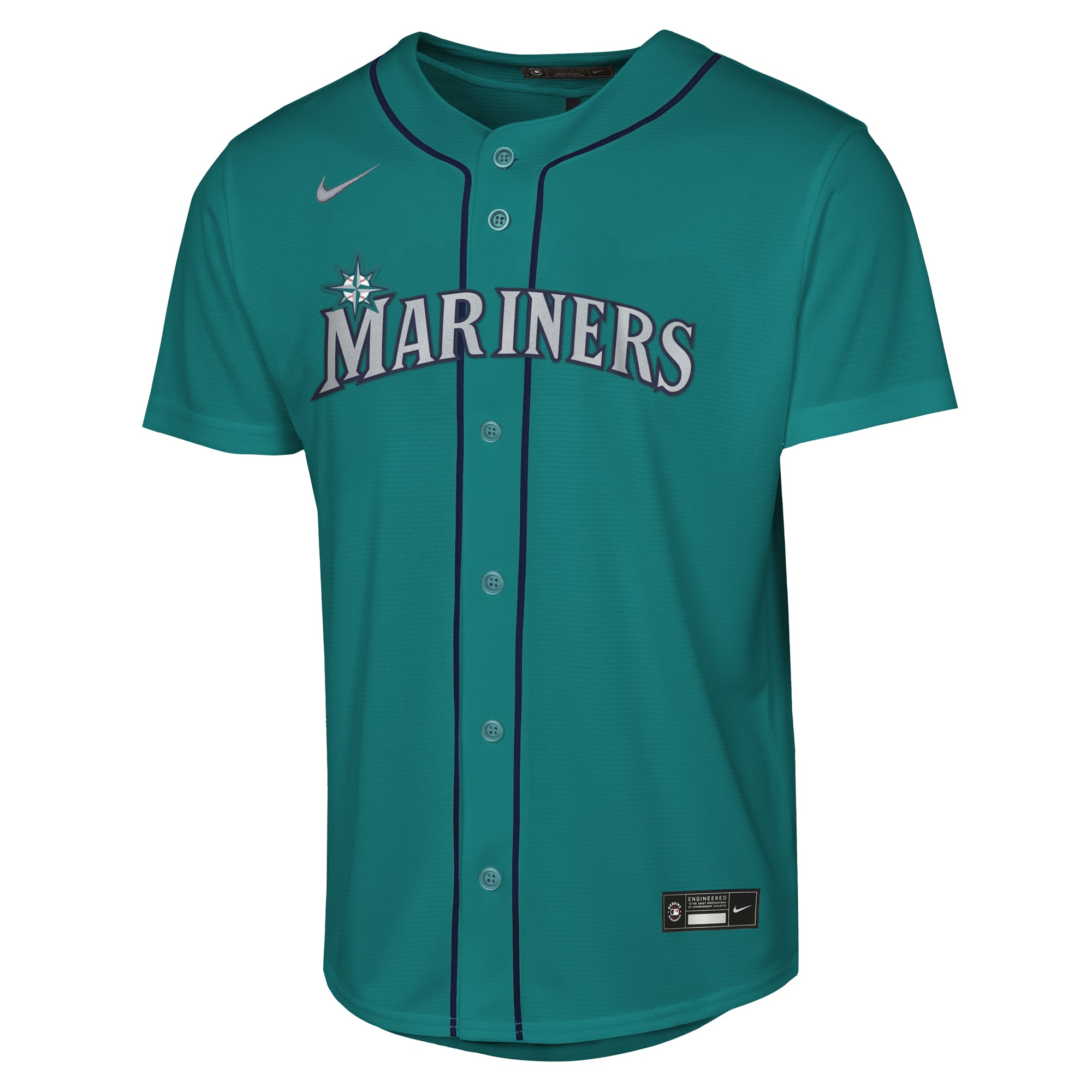 Youth Nike Cal Raleigh Teal Seattle Mariners Player Replica Jersey