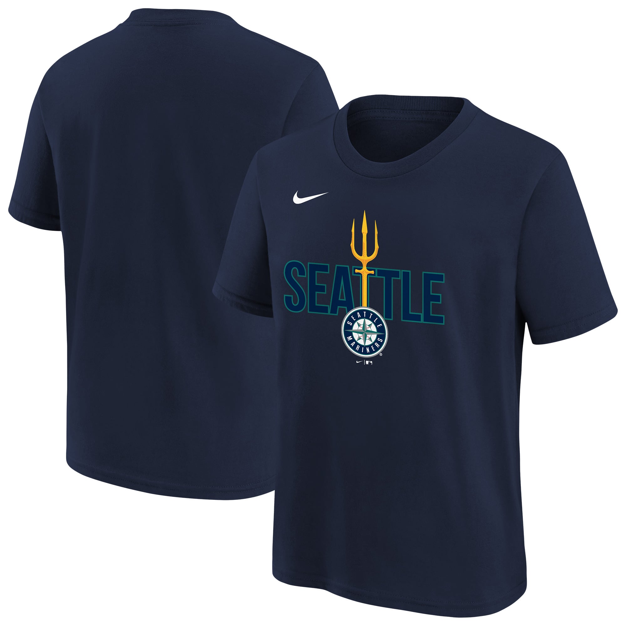 Youth Nike Navy Seattle Mariners Hometown Collection T-Shirt