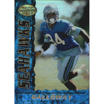 1995 Bowman's Best Refractors #8 Joey Galloway