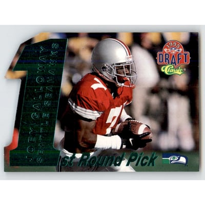 1995 Classic NFL Rookies Die Cuts #8 Joey Galloway
