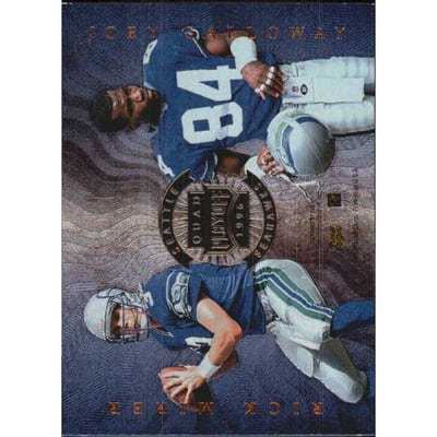 1996 Absolute Quad Series #27 Brian Blades/Christian Fauria/Joey Galloway/Rick Mirer