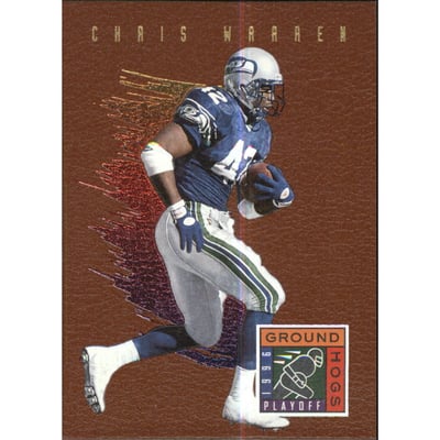 1996 Playoff Contenders Ground Hogs #GH5 Chris Warren