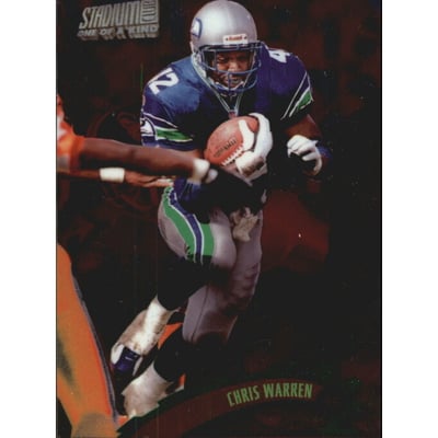 1997 Stadium Club One of a Kind #59 Chris Warren