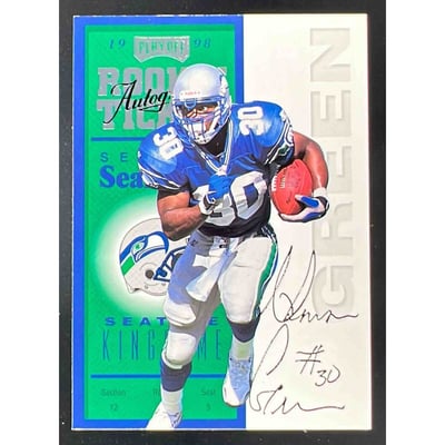 1998 Playoff Contenders Ticket #97 Ahman Green RC Autograph Auto