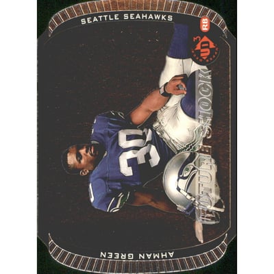 1998 UD3 Die Cuts #117 Ahman Green FF