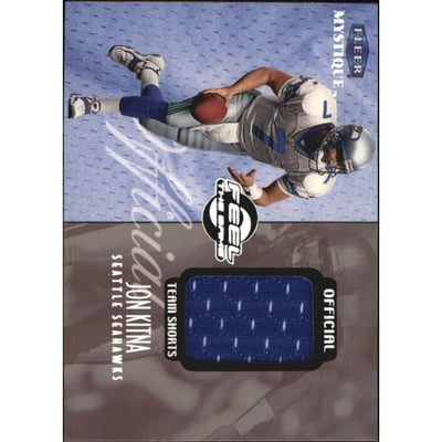 1999 Fleer Mystique Feel the Game #3 Jon Kitna/640