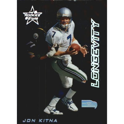 1999 Leaf Rookies and Stars Longevity #172 Jon Kitna