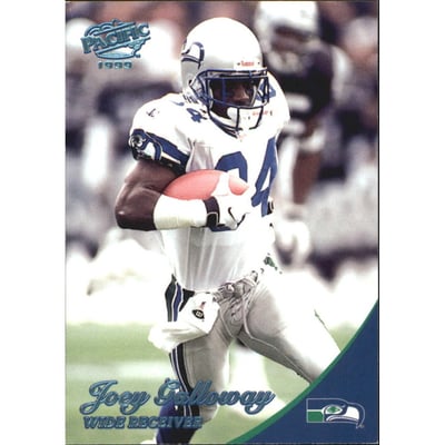 1999 Pacific Platinum Blue #367 Joey Galloway