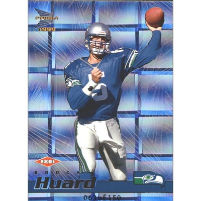 1999 Pacific Prisms Holographic Mirror #133 Brock Huard