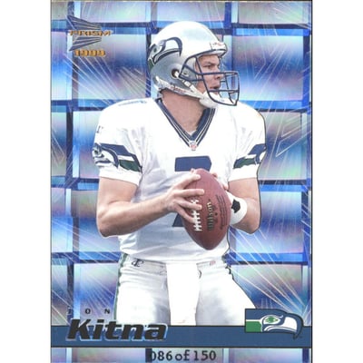 1999 Pacific Prisms Holographic Mirror #134 Jon Kitna
