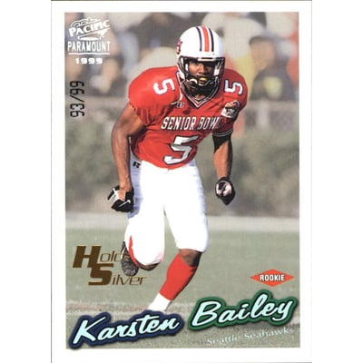1999 Paramount HoloSilver #217 Karsten Bailey