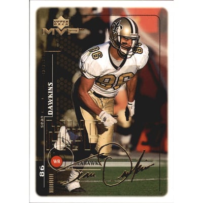1999 Upper Deck MVP Gold Script #117 Sean Dawkins