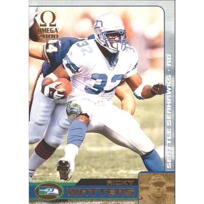 2000 Pacific Omega Gold #132 Ricky Watters