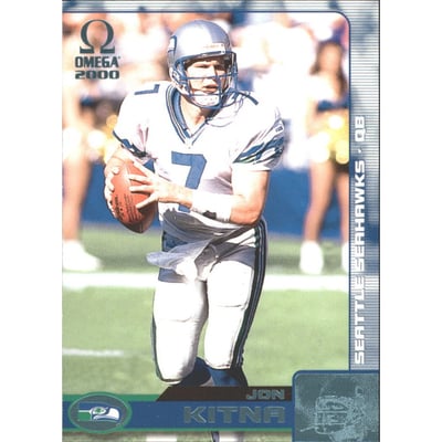 2000 Pacific Omega Platinum Blue #128 Jon Kitna