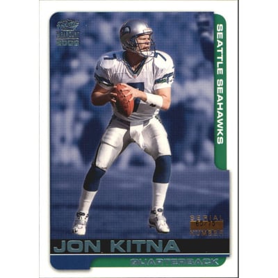 2000 Paramount Platinum Blue #220 Jon Kitna