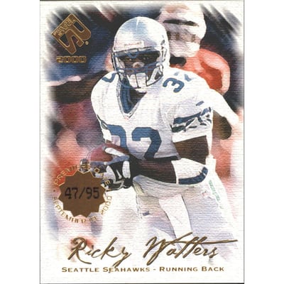2000 Private Stock Premiere Date #89 Ricky Watters