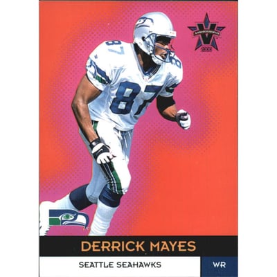 2000 Vanguard Purple #58 Derrick Mayes