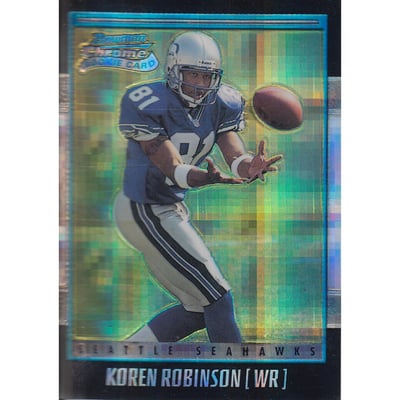 2001 Bowman Chrome Xfractors #148 Koren Robinson