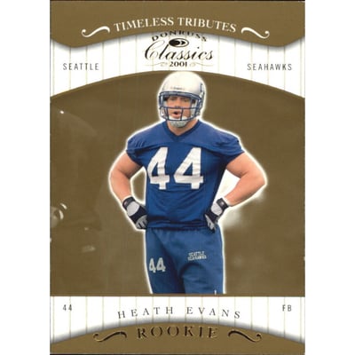 2001 Donruss Classics Timeless Tributes #119 Heath Evans
