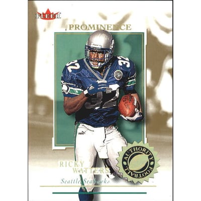 2001 Fleer Authority Prominence 125 #67 Ricky Watters