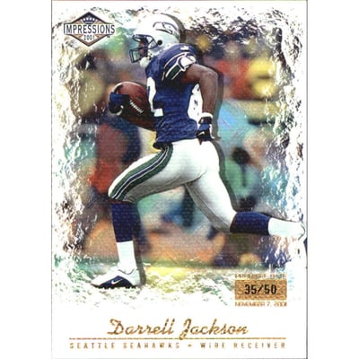 2001 Pacific Impressions Premiere Date #128 Darrell Jackson